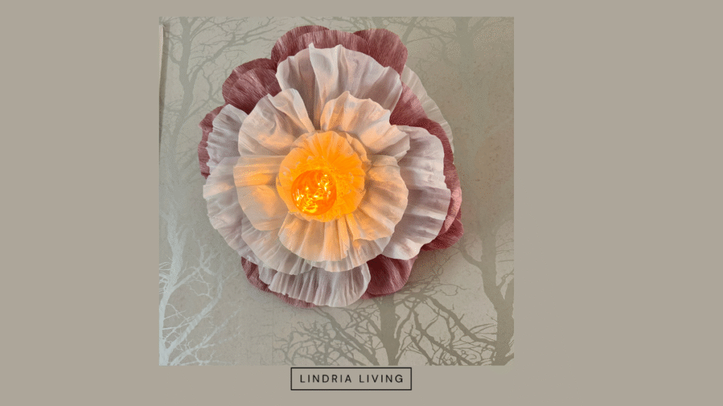 diy blomlampa crepepapper blogg (1)